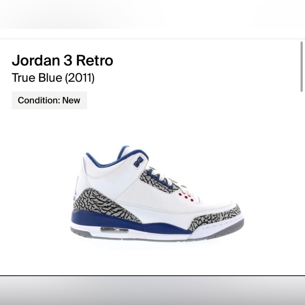 Jordan 3 true blue 2011